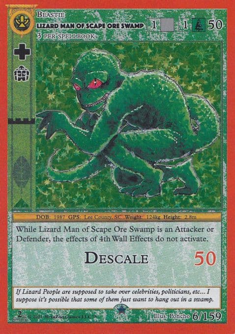 Lizard Man Of Scape Ore Swamp
