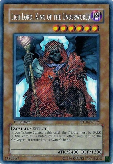 Lich Lord, King of the Underworld