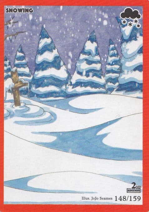 Snowing