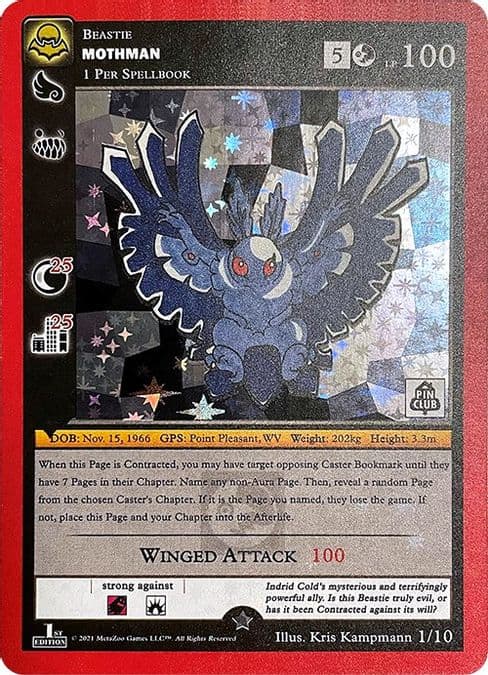 Mothman (Pin Club Cryptid Nation Mystery Collection)