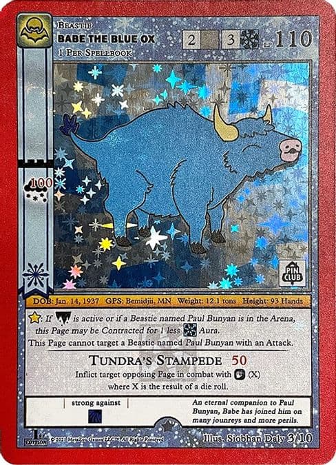 Babe The Blue Ox (Pin Club Cryptid Nation Mystery Collection)