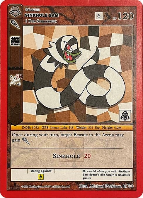 Sinkhole Sam (Pin Club Cryptid Nation Mystery Collection)