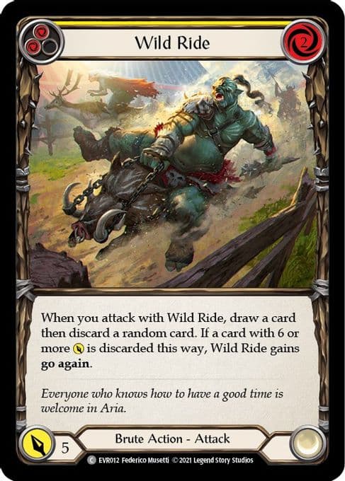 Wild Ride (Yellow)