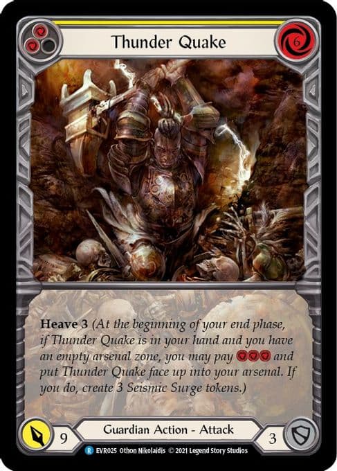 Thunder Quake (Yellow) (Extended Art)
