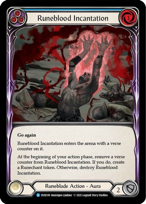 Runeblood Incantation (Blue)