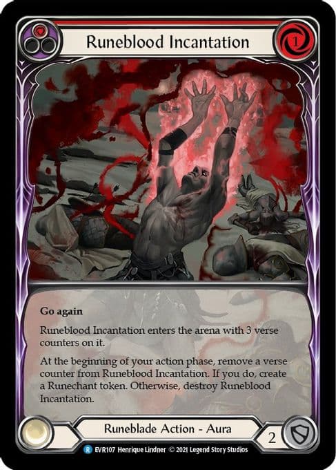 Runeblood Incantation (Red) (Extended Art)
