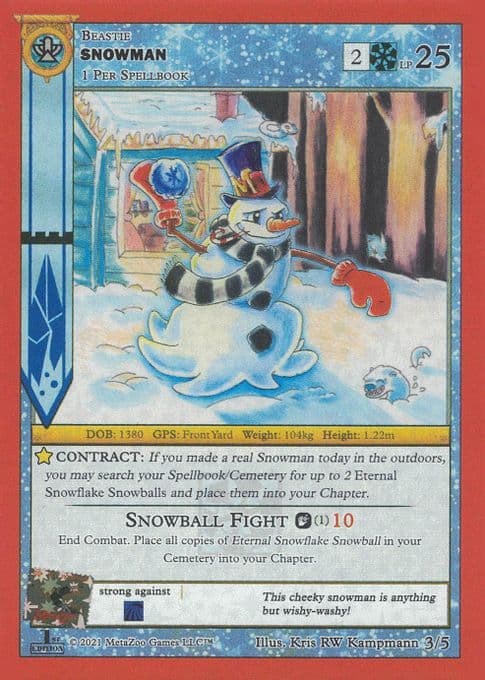 Snowman (First Edition)