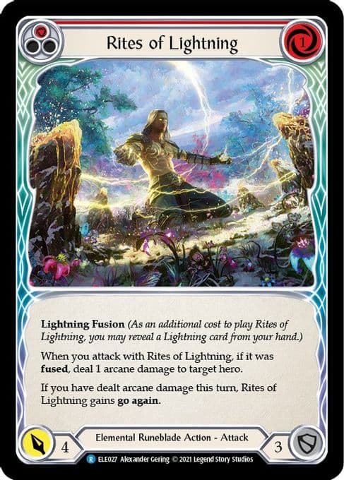 Rites of Lightning (Red)