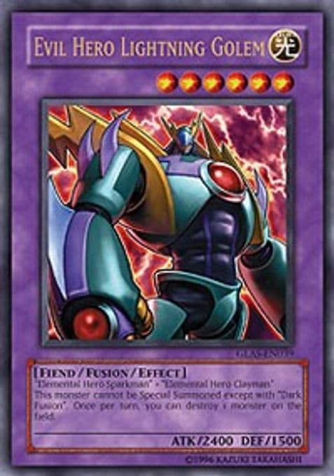 Evil Hero Lightning Golem