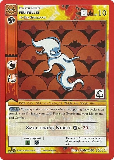 Feu Follet (Pin Club Nightfall Mystery Collection 1st Edition)