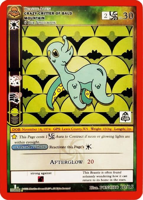 Crazy Critter of Bald Mountain (Pin Club Nightfall Mystery Collection 1st Edition)