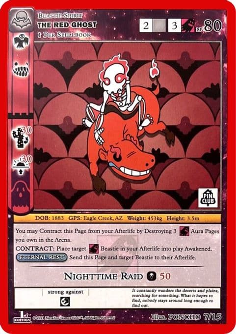 The Red Ghost (Pin Club Nightfall Mystery Collection 1st Edition)