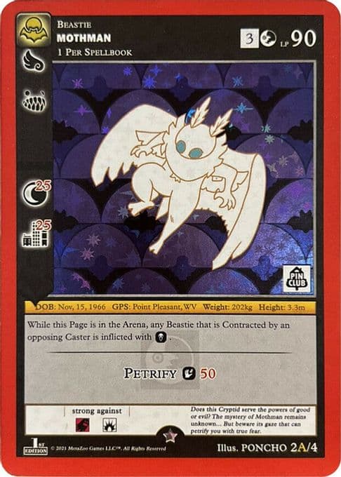 Mothman - 2A (Pin Club Nightfall Mystery Collection 1st Edition)