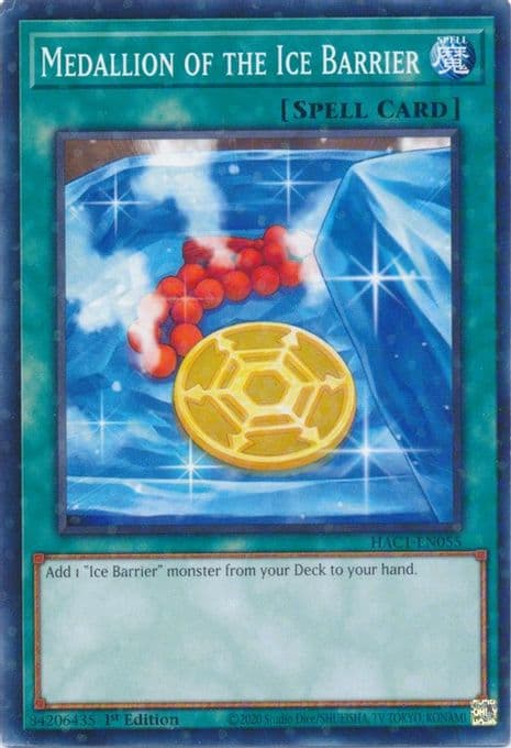 Medallion of the Ice Barrier (Duel Terminal)