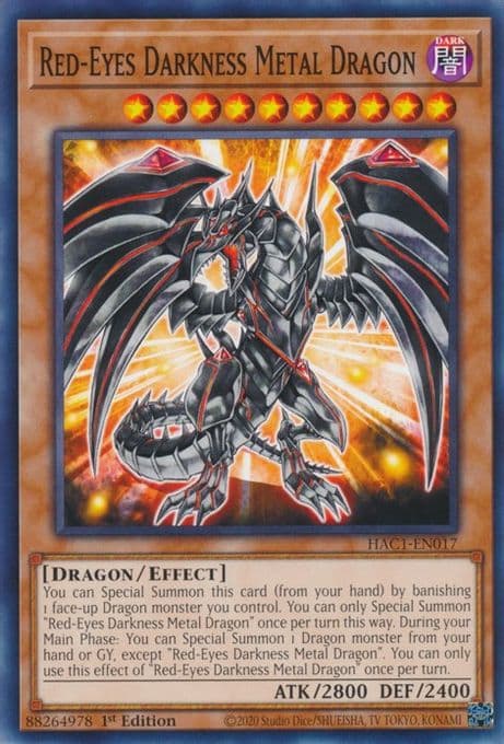 Red-Eyes Darkness Metal Dragon