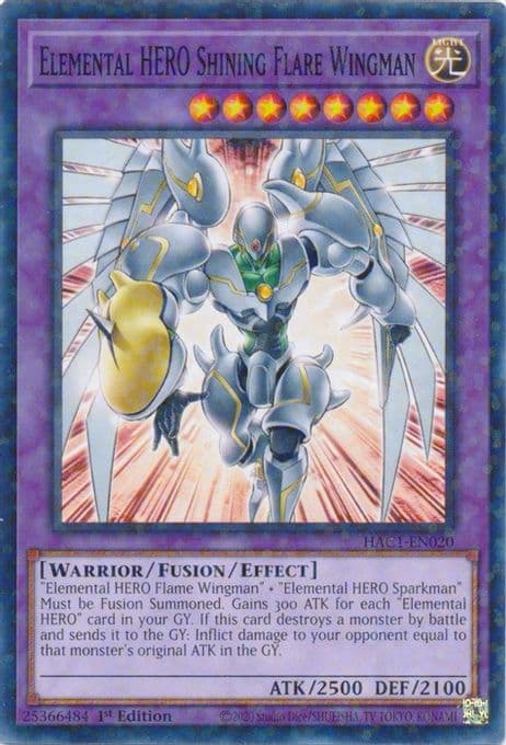 Elemental HERO Shining Flare Wingman (Duel Terminal)