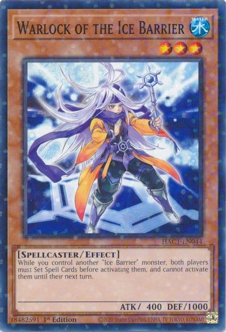 Warlock of the Ice Barrier (Duel Terminal)