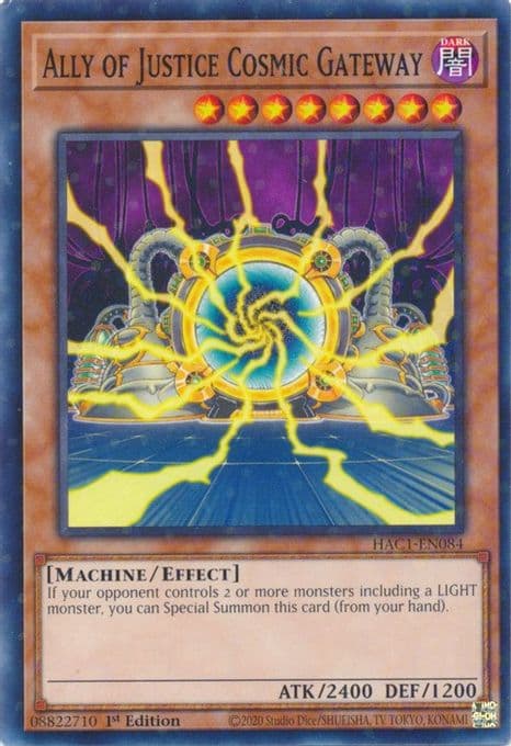 Ally of Justice Cosmic Gateway (Duel Terminal)