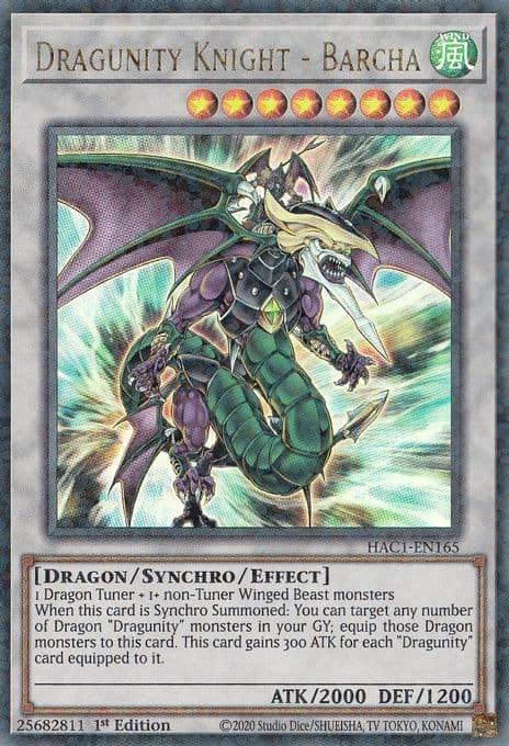 Dragunity Knight - Barcha (Duel Terminal)