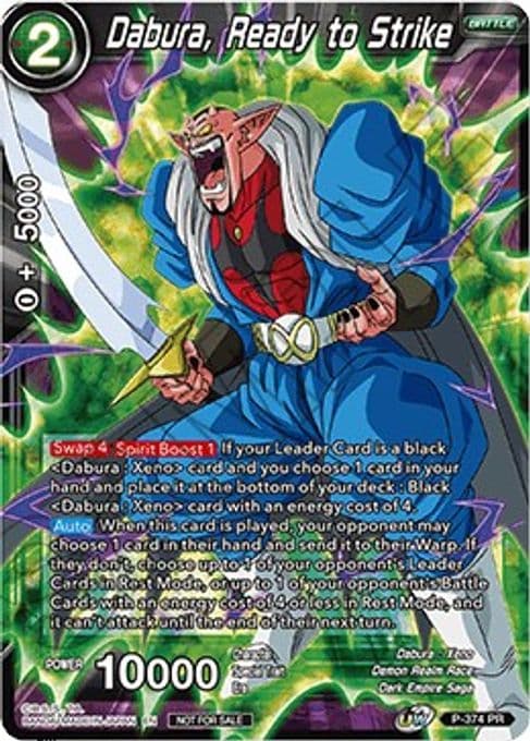 Dabura, Ready to Strike (Tournament Pack Vol. 7)