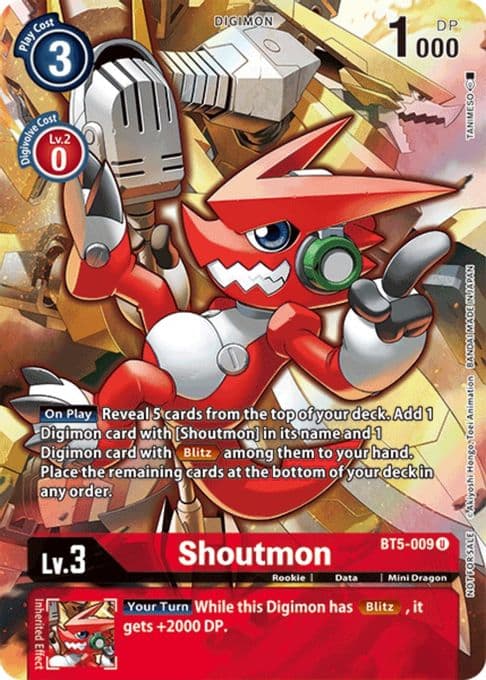 Shoutmon (Tamer's Evolution Box 2)