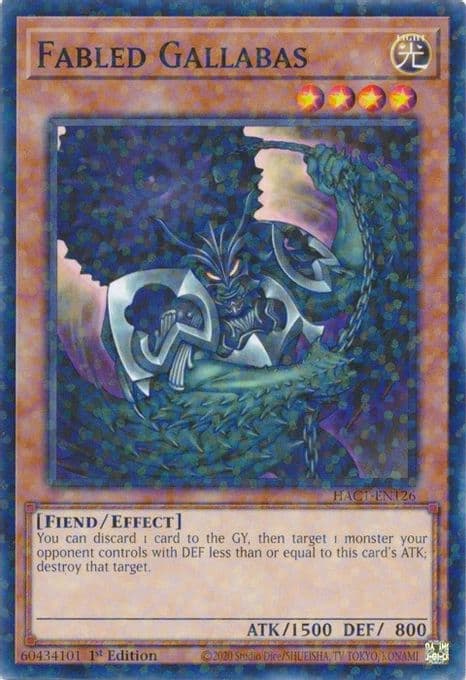 Fabled Gallabas (Duel Terminal)