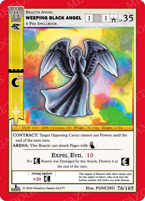 Weeping Black Angel