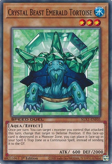 Crystal Beast Emerald Tortoise