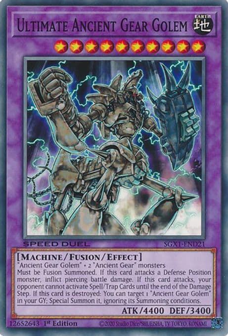 Ultimate Ancient Gear Golem