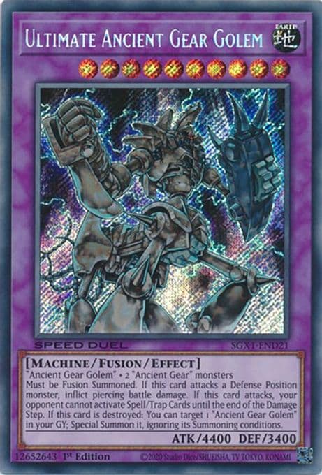 Ultimate Ancient Gear Golem (Secret Rare)