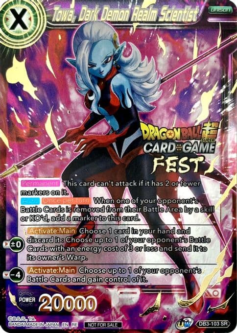 Towa, Dark Demon Realm Scientist (Card Game Fest 2022)