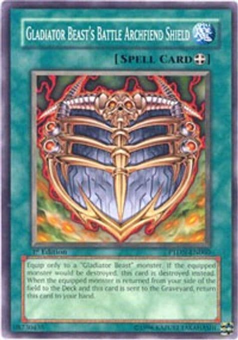 Gladiator Beast's Battle Archfiend Shield
