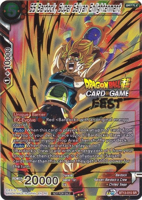 SS Bardock, Super Saiyan Enlightenment (Card Game Fest 2022)