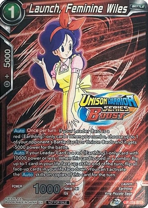 Launch, Feminine Wiles (Event Pack 08) (Alternate Foil)