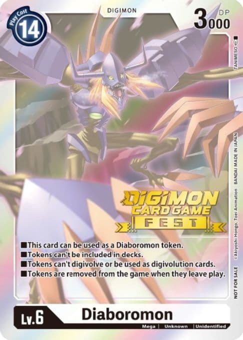 Diaboromon Token (Digimon Card Game Fest 2022)