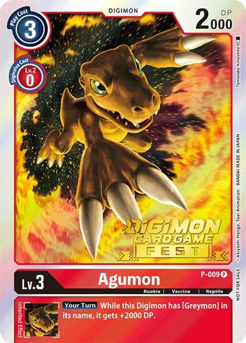 Agumon - P-009 (Digimon Card Game Fest 2022)