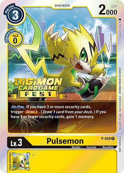 Pulsemon - P-028 (Digimon Card Game Fest 2022)