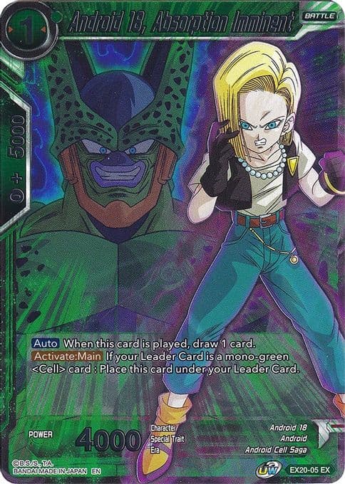 Android 18, Absorption Imminent