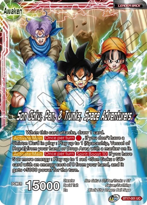 Son Goku // Son Goku, Pan, & Trunks, Space Adventurers