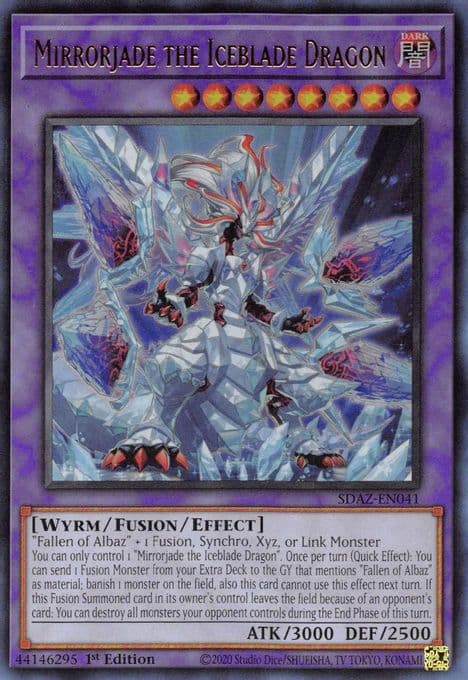 Mirrorjade the Iceblade Dragon