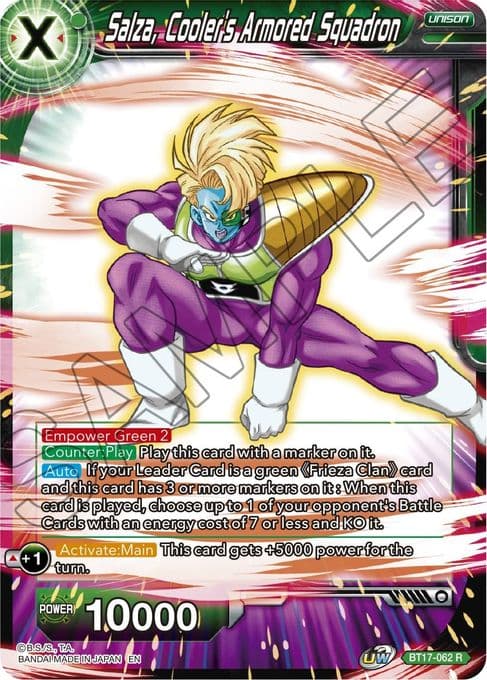 Salza, Cooler's Armored Squadron