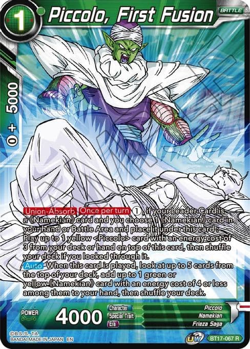 Piccolo, First Fusion
