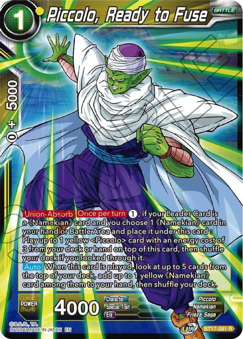 Piccolo, Ready to Fuse