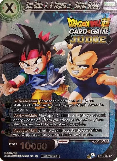 Son Goku Jr. & Vegeta Jr., Saiyan Scions (Judge Pack Vol.11)