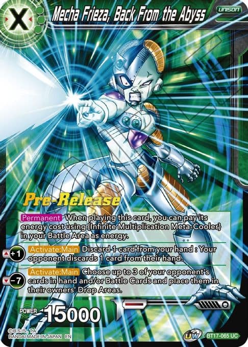 Mecha Frieza, Back From the Abyss