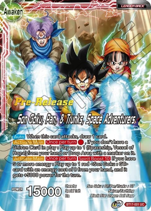Son Goku // Son Goku, Pan, & Trunks, Space Adventurers