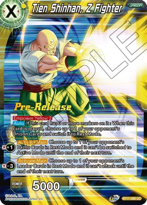 Tien Shinhan, Z Fighter