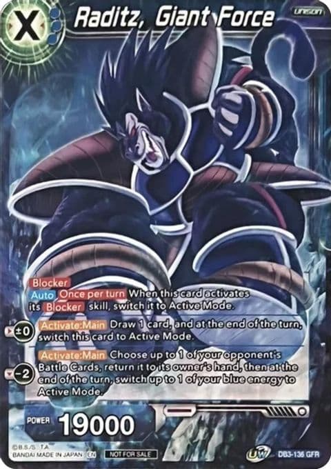 Raditz, Giant Force (Tournament Pack Vol. 8)