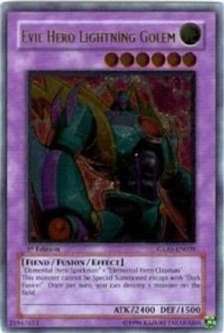 Evil Hero Lightning Golem (UTR)