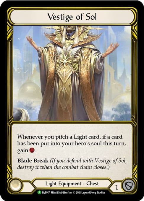 Vestige of Sol (Golden) - FAB017